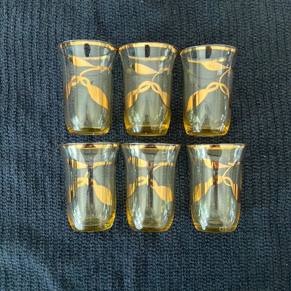 Vintage MCM Set of 6 Liqueur Glasses - Picture 1 of 8